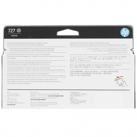 Картридж струйный HP 727 B3P24A серый для HP DJ T920/T1500 (130мл)