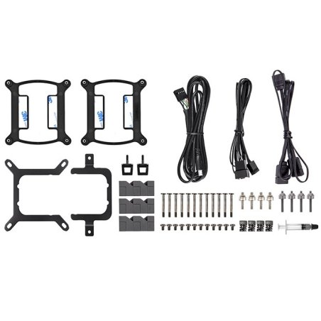 Система водяного охлаждения Thermaltake TH360 V2 Ultra ARGb Soc-AM5/AM4/1200/1700/1851 черный 4-pin 25.8dB Al+Cu LCD Ret (CL-W384-PL12SW-A)