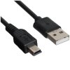Кабель USB Rexant miniUSB длинный штекер 1 м черный