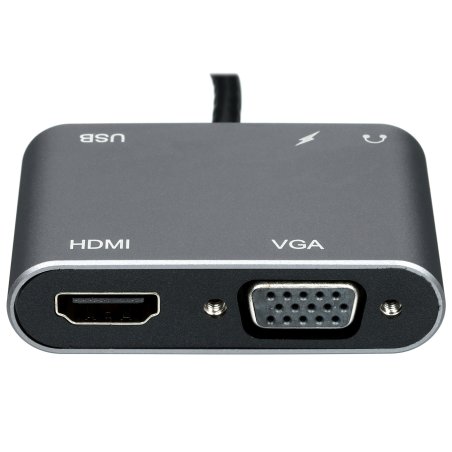 Адаптер USB Type-Cm-->VGA, HDMI 4k*30Hz, USB3.0, PD, Audio,iOpen (Aopen/Qust/VCOM)