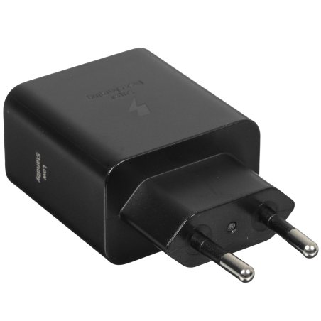 Сетевое зарядное устройство Samsung 45W (USB Type-C порт, кабель USB Type-C в комплекте), черное