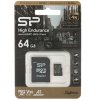 Флеш карта microSD 64Gb Silicon Power microSDHC Class 10 UHS-I A1 V30 U3 (SD адаптер) 100MB/s
