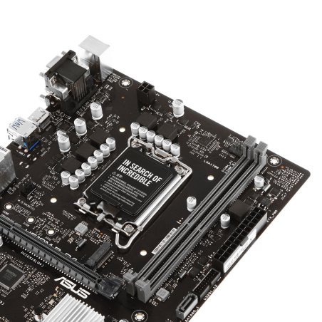 Материнская плата ASUS PRIME H610M-R D4-SI, LGA 1700, Intel H610, 2xDDR4, 4xSATA, 1xM.2 PCIe 3.0 x4, 1xPCIe 4.0 x16, 1xPCIe x1, 1xHDMI, 1xDVI, 1xVGA, 2xUSB-A 2.0, 2xUSB-A 3.2 Gen 1, 1x 1Gb LAN, 3x3.5 мм, 7.1, mATX