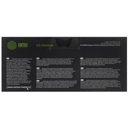 Картридж лазерный Cactus CS-TK5240M пурпурный (3000стр.) для Kyocera Ecosys M5526cdn/M5526cdw/P5026cdn/P5026cdw