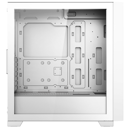 Компьютерный корпус PCCooler C3D510 WH ARGb, Tempered Glass Full Tower, White, TG, 0.7 SPCC, 3x120мм ARGb E-ATX, ATX, mATX, mITX 170/390/410мм 2x2.5", 2x3.5", 7xPCI 2xUSB-A 3.0 454.8x220x490.6мм
