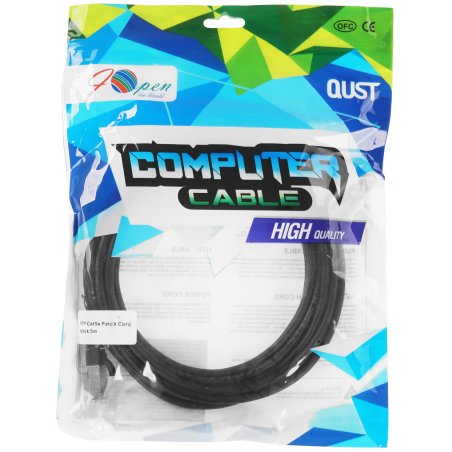 Кабель AOpen PATCH CAT5E FTP 5M ANP522B-BK-5M черный