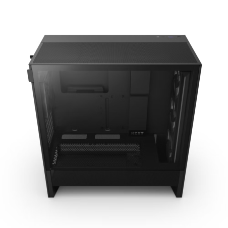 Компьютерный корпус без блока питания Case NZXT H5 Flow RGb, Midi-Tower, TG, 3x120мм RGb + 1x120мм, 1xUSB-A 3.2 + 1xUSB-C 3.2, E-ATX, ATX, mATX, mITX черный