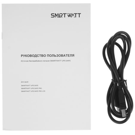 Источник бесперебойного питания SMARTWATT UPS SAFE PRO LCD 600 Line-interactive 600VA/360W Brick (Euro x8, USB, RJ11/RJ45 protection, LCD, 275x210x9