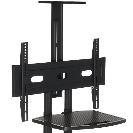 Стойка для телевизора с кронштейном ONKRON TS1552 40"-70", мобильная, черная