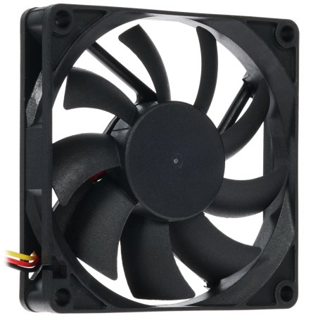 Вентилятор для корпуса Gembird D8015SM-3 черный, 80 мм, 2600 об/мин, 27 дБ, 3 pin