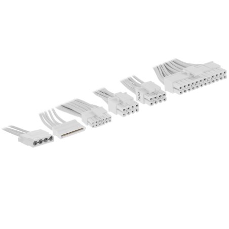 Блок питания 1STPLAYER NGDP HA-850BA4-WH, 850Вт, 80 PLUS Gold, 120мм, модульный, белый