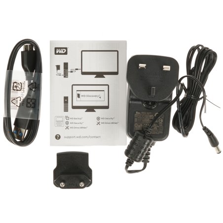 Внешний HDD 3.5" Western Digital My Book, 16TB, USB 3.2 Gen 1 Type-A, 5400 rpm, черный