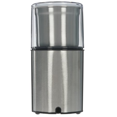 Кофемолка BRAYER BR1181, 2 ножа для мяг. и твер., 70 г.,Мощн. 200 Вт, нерж. корп, нажатием на крышку