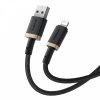 Baseus Dura Series Fast Charging Cable USB to iP 2.4A 1m Gold+Black P10377801U01-00