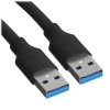 Кабель соединительный Telecom TUS715-0.3M USB3.0 Am-Am 0.3m Telecom (TUS715-0.3M)