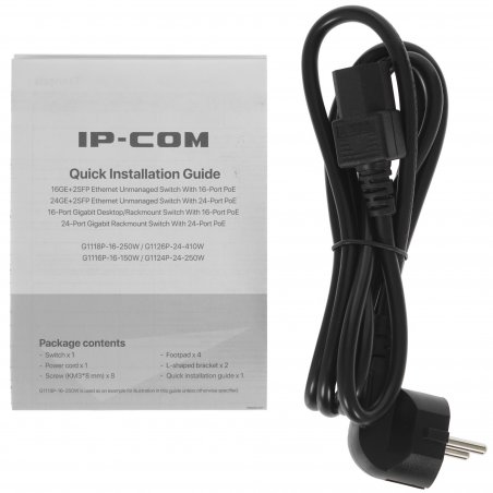 Коммутатор IP-COM 16PORT G1116P-16-150W