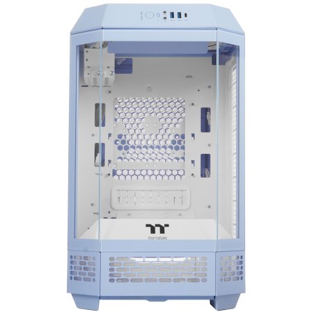 Компьютерный корпус Thermaltake The Tower 300 Hydrangea голубой без БП miniITX 8x120мм 6x140мм 2xUSB 3.0 audio bott PSU