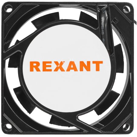 Вентилятор для корпуса Rexant RX 8025HS 220VAC черный, 80 мм, 2450 об/мин, 29 дБ, 2 pin