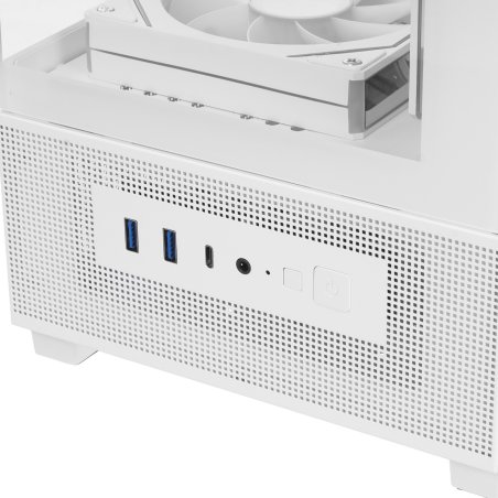 Компьютерный корпус XASTRA Q500M 6ARGb-C10-UC белый mATX/Aquarium/Screewless/ 6x120мм ARGb PWM FM fans/Argb+PWM HUB 10port/ Type-C/ Q500M-6FM12A-C10-UC-WH