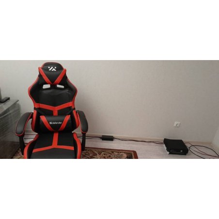 Кресло игровое Defender Synergy черный/Красный, класс 3, PU