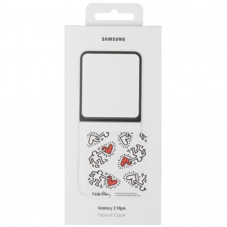 Чехол (клип-кейс) для Samsung Galaxy S24+ Flipsuit Case S24+ белый/прозрачный (EF-MS926CWEGRU)