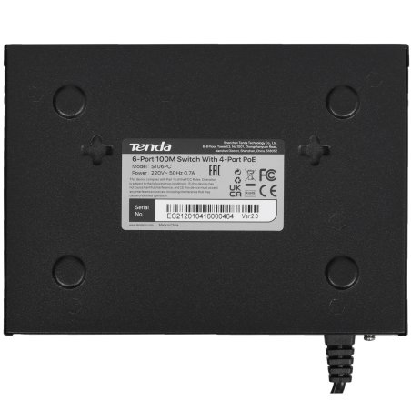 Коммутатор Tenda S106PC 6PORT 100M