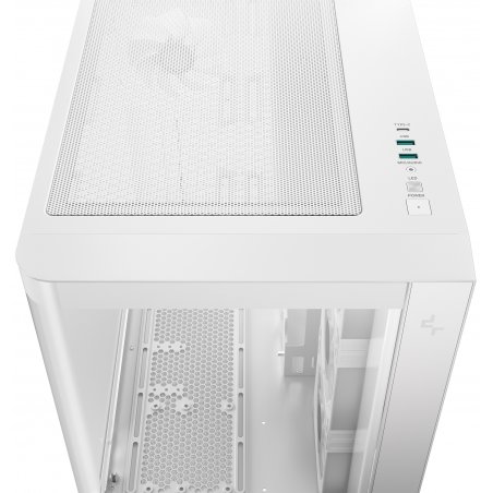 Корпус DeepCool CG530U 4F White, Midi-Tower, белый, 4 x 120 мм