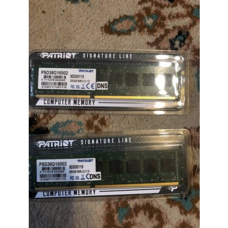 Оперативная память Patriot Signature, DDR3, 8Gb (1x8 GB), 1600 MHz, CL11, DIMM