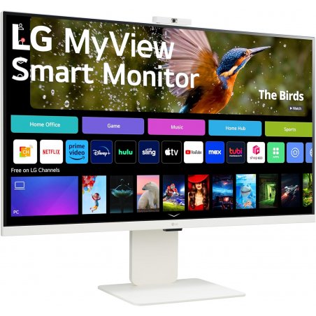 Монитор 31.5" LG 32SR85U-W IPS 3840x2160, 60 Гц, 5 мс, 16:9, 400 кд/м2, 2xHDMI, 1хUSB-C, 3хUSB, белый