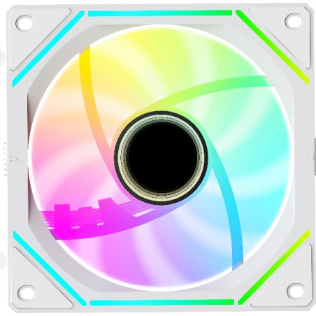 Вентилятор для корпуса Fan Ocypus Gaммa F12 UNI WH ARGb 3 IN 1 PWM белый