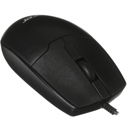 Мышь проводная Acer OMW126 черный, 1200 dpi, USB, кнопки - 3