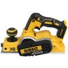 Аккумуляторный бесщеточный рубанок XR DeWalt DCP580N-XJ черный/желтый