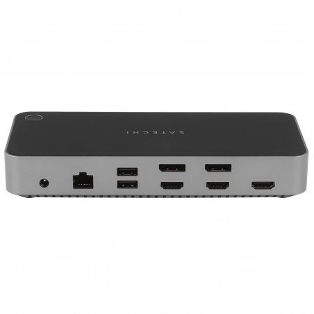 USB-хаб Satechi Dual Dock Stand Docking Station with NVMe SSD Enclosure 2xUSB 3.0, 3xType-C, 2xHDMI, DP,RJ-45, до 75Вт Черный Док-станция ST-DDSM