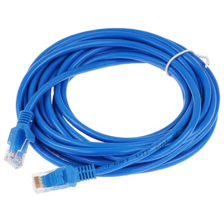 Патч-корд UTP Cablexpert кат.5e, 5м, литой, многожильный (желтый)