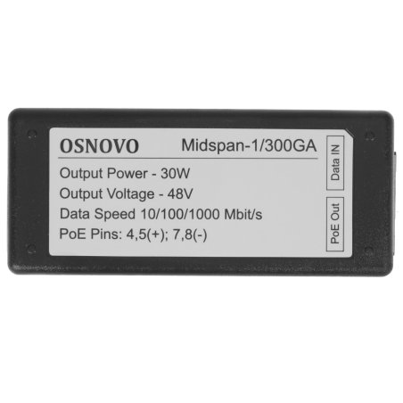 Инжектор POE Osnovo Midspan-1/300GA