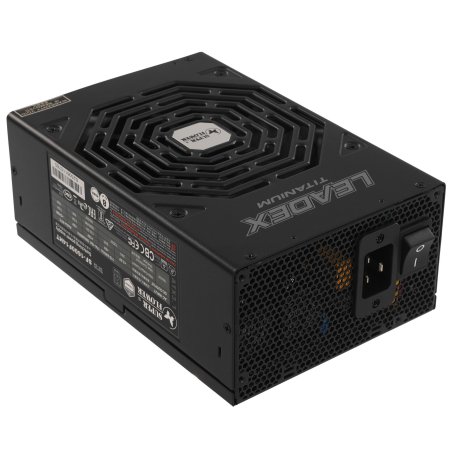 Блок питания Super Flower Leadex Titanium (SF-1600F14HT), 1600Вт, 80 PLUS Titanium, 140мм, модульный, черный