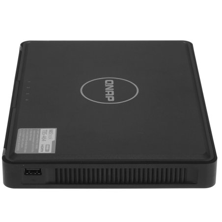 Сетевой RAID накопитель SMB QNAP TbS-464-8G NAS 4-bay M.2 NVMe, Intel Celeron N5105 4-core/4-thread 2.0-2.9 GHz, 8 Gb DDR4, 2 x 2.5 GbE, 2xUSB 3.2 Gen 1 port, 3xUSB 2.0 port, 2xHDMI Output