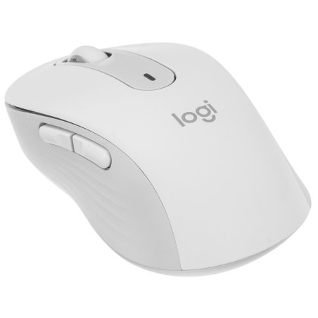 Мышь беспроводная Logitech Signature M650 белый, 4000 dpi, радиоканал, Bluetooth, USB, кнопки - 5