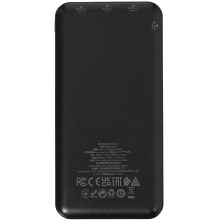 Портативный аккумулятор Hoco J100 High-ranking 10000mAh 2.1A 2xUSB-A черный