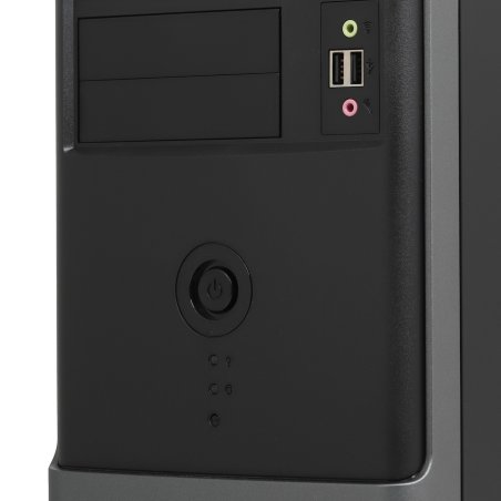 Компьютерный корпус EAR002BG 6151358 w/o psu, Mid Tower, черный, Ext:5.25";x2; 3.5 x1 (6151358) (513585) EAR002BG