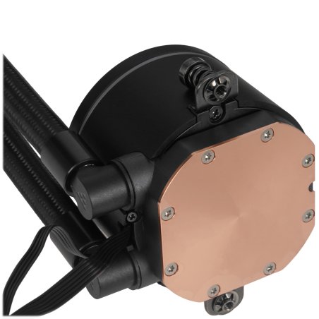 Система охлаждения PCCooler DA360 Pro ARGb Digital BK (300W, 360мм, LED temp., Black, ARGb/ Fans: 3x120мм, 75.8CFM, 33.7dBA, 2200RPM/ Pump height 57мм, 28dBA, 3000RPM, Rad thickness 27мм/ S: 1851, 1700, 1200, 20XX, 115X, AM5, AM4)