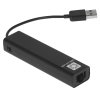 Кабель-адаптер 5bites UA2-45-06BKUSB2.0 / 3*USB2.0 / RJ45 100MB / черный