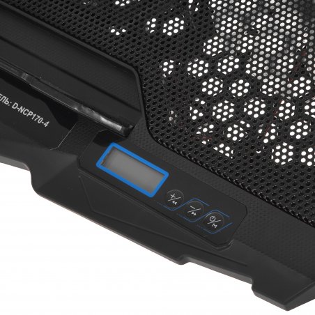 Подставка для ноутбука Digma D-NCP170-4 17"390x280x28мм 2xUSB 4x 70/125ммFAN 750г черный