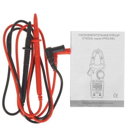 Токовые клещи цифровые KT 200A "PROLINE"