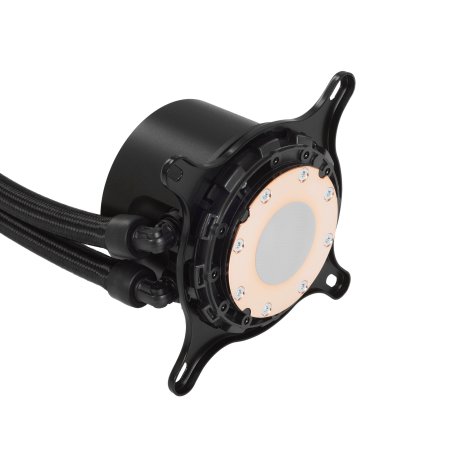 Система жидкостного охлаждения для ПК/ Water Cooling System NZXT Kraken Elite 280 RGb (250W, 280мм, LED temp., Black/ Fans: 2x140мм, 98.61CFM, 34.5dBA, 2000RPM/ Pump height 65мм, 2800RPM, Rad thickness 27мм/ S: 1851, 1700, 1200, 115X, AM5, AM4)