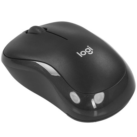 Мышь беспроводная Logitech B175 черный, 1000 dpi, радиоканал, USB, кнопки - 3