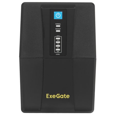 Источник бесперебойного питания ExeGate EP285542RUS Power Back BNB-650.LED.AVR.C13.RJ.USB 650VA/360W, LED, AVR,4*IEC-C13, RJ45/11, USB, черный