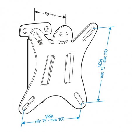 Кронштейн Holder LEDS-7013 черный