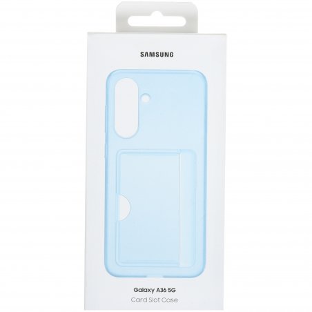 Чехол (клип-кейс) для Samsung Galaxy A36 Card Slot Case A36 голубой (EF-OA366TLEGRU)
