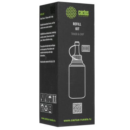 Тонер Cactus CS-RK-CE285A черный туба 85гр. с чипом для принтера HP LJ P1005/M1120/P1606w; Pro M125nw/M127fw/